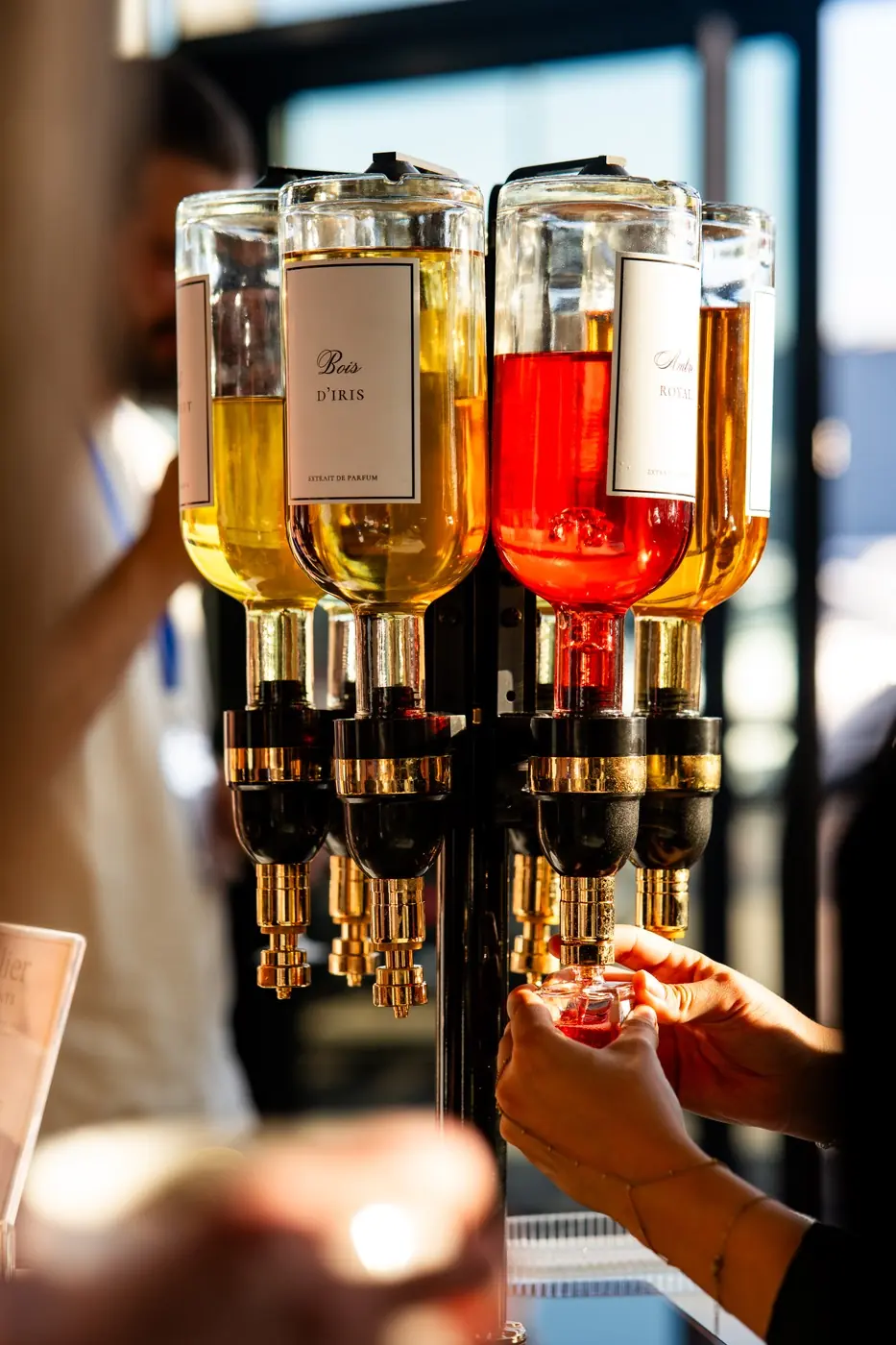Composition d’un parfum à la fontaine à fragrances